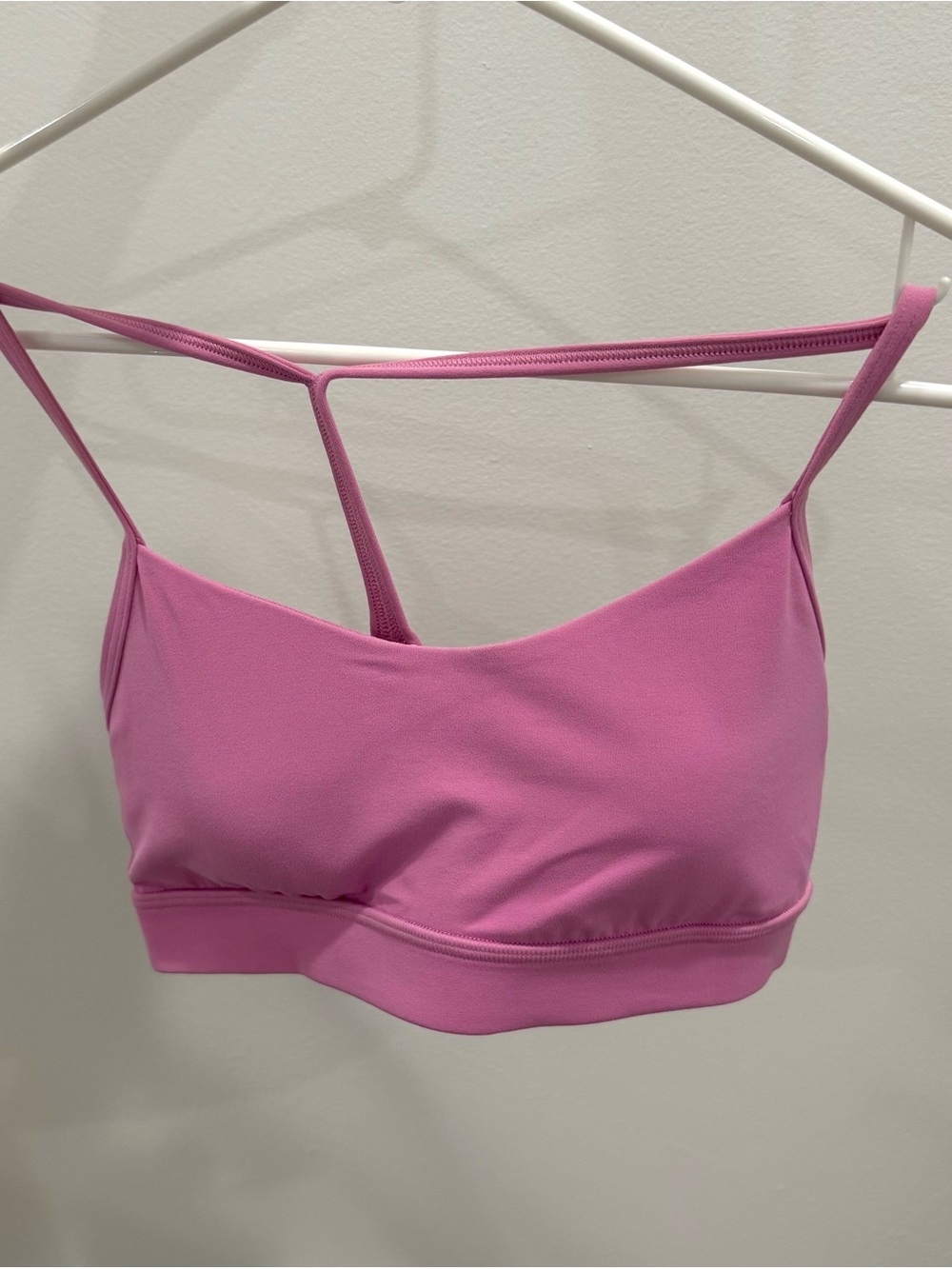 Lululemon Women's Size 6 Hot Pink Flow Y Sports Bra